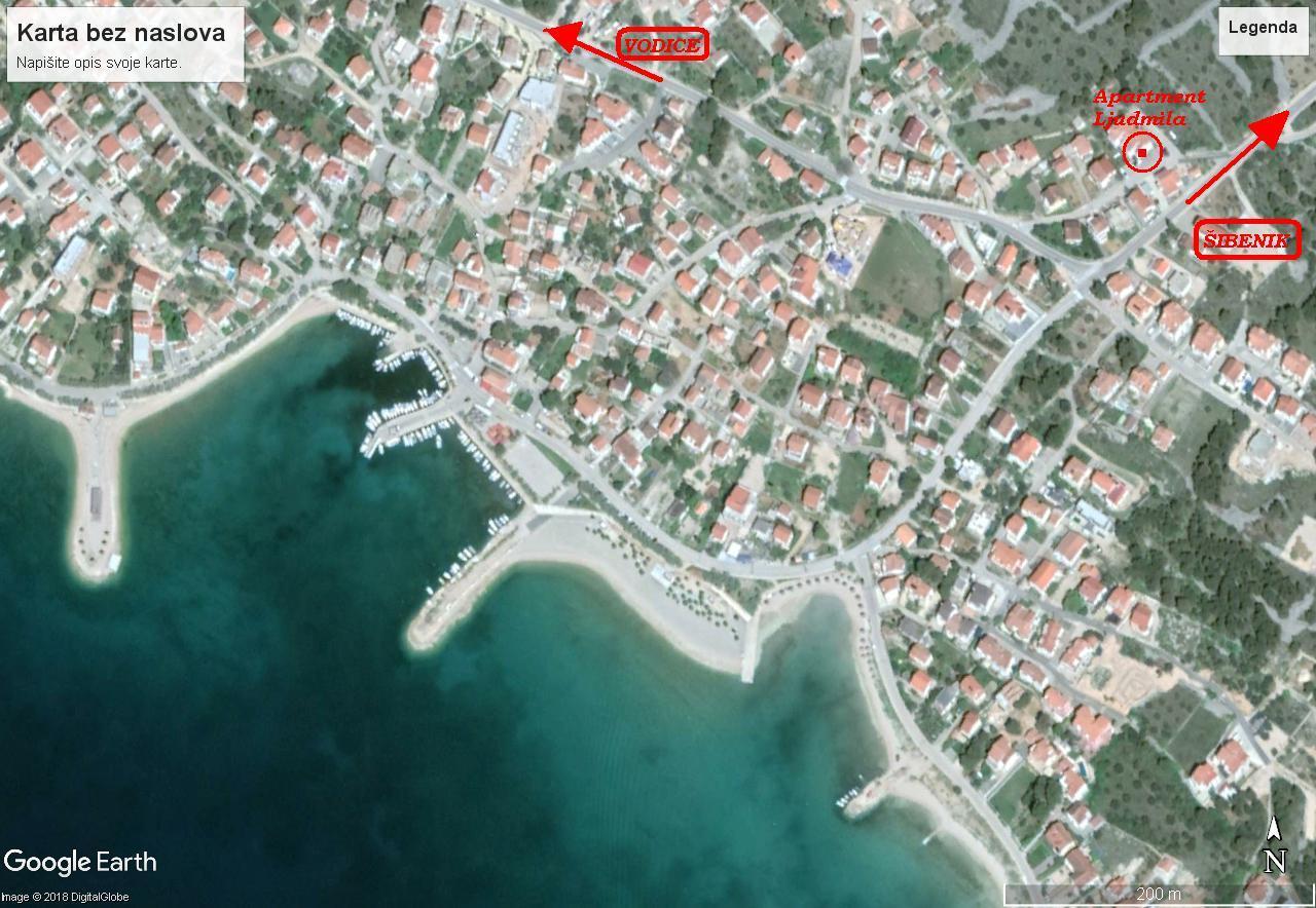 Apartment Ljudmila Vodice Exterior photo